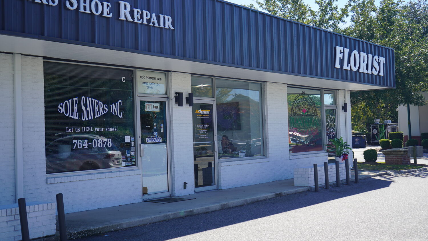 Sole Savers shoe repair storefront